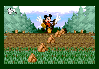 Mickey Mania Moose Chase level