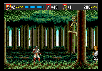 Shinobi III in-game shot