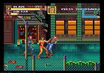 Streets of Rage II in-game shot